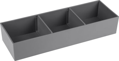 Differnz lade organizer voor schuiflade â€“ opbergbakjes â€“ kunststof sorteerbakjes - 32 x 11 x 6 cm â€“ grijs