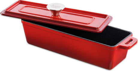 Grand Feu - Backform aus emailliertem Gusseisen - 1,7 l - rot