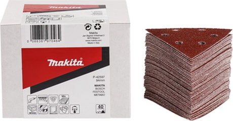 Makita Zubehör Schleifblatt 3-K K120 rot v. - P-42634 - P-42634
