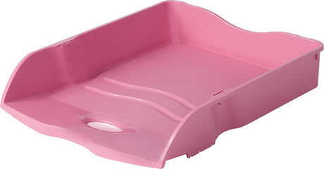 Han Briefablage – Re-Loop – 259 x 351 x 63 mm – rosa – stapelbar und ineinander stapelbar – 100 % recycelt – 6 Stück – ha-10298-956-d