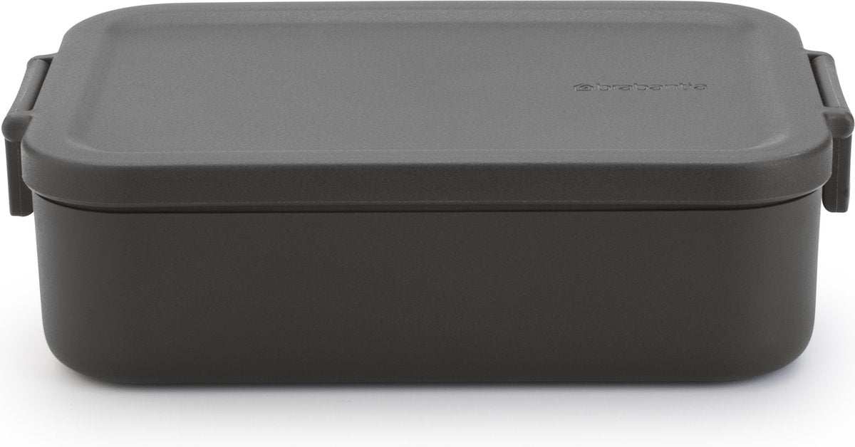 Brabantia Lunchbox zum Mitnehmen mitteldunkelgrau | 2 Stk