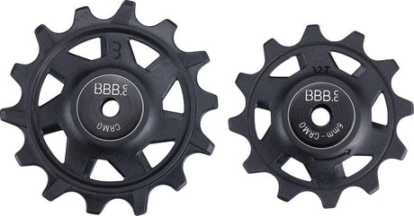 Bbb cycling derailleurwieltjes sram - 12-speed derailleur wieltjes - duurzaam - zwart - 12t 14t - rollerboys 12t-14t sr bdp-07