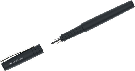 Faber-castell vulpen - poly pen - penpunt m - zwart - fc-241003