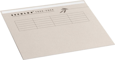 Jalema dossieromslag secolor tree-free voor ft folio (22,5 x 34,8 cm) met tabrand, beige