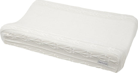 Meyco Wickelauflagenbezug „Romantic Flower“ für Babys – gebrochenes Weiß – 50 x 70 cm