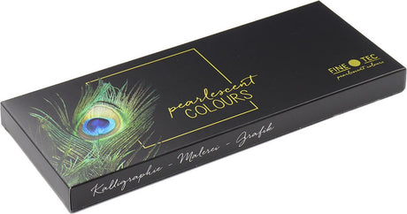 Finetec® Perlmutt-Aquarellfarben-Set Regenbogen | 12 Farben