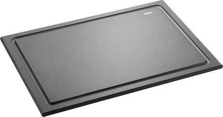 Gefu Slize Schneidebrett mittel – 37 x 25 cm – mit Saftkanal – nachhaltiger Holzverbund