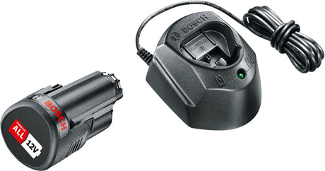 Bosch Zubehör - Set 1a Ladegerät und 1x 12 V Li-Ion 1,5 Ah Akkus 1600a01l3d