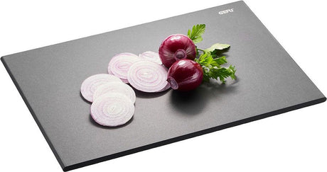 Gefu Slize kleines Schneidebrett 30 x 20 cm – langlebiges Schneidebrett aus Holzverbundstoff – doppelseitig