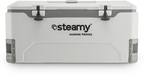Steamy marine pro 155 - grote koelbox - maritieme koelbox - 155 liter - wit