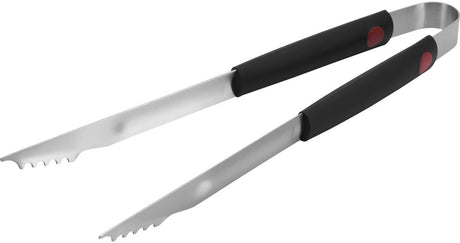 Westmark Grill- und Bratzange, Länge: 40 cm, Edelstahl Kunststoff, Farbe: Silber Schwarz Rot, 15052280