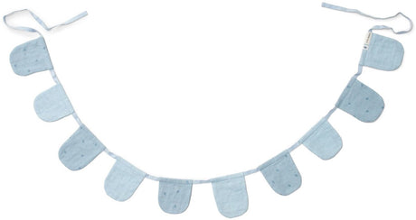 Little dutch slinger met vlaggetjes - blauw- essentials