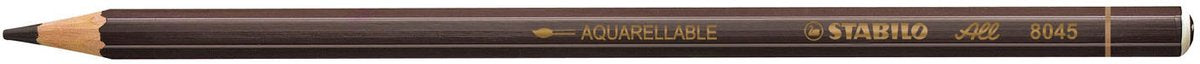 Stabilo Ganzglasstift – Bunt- und Graphitstift – Braun