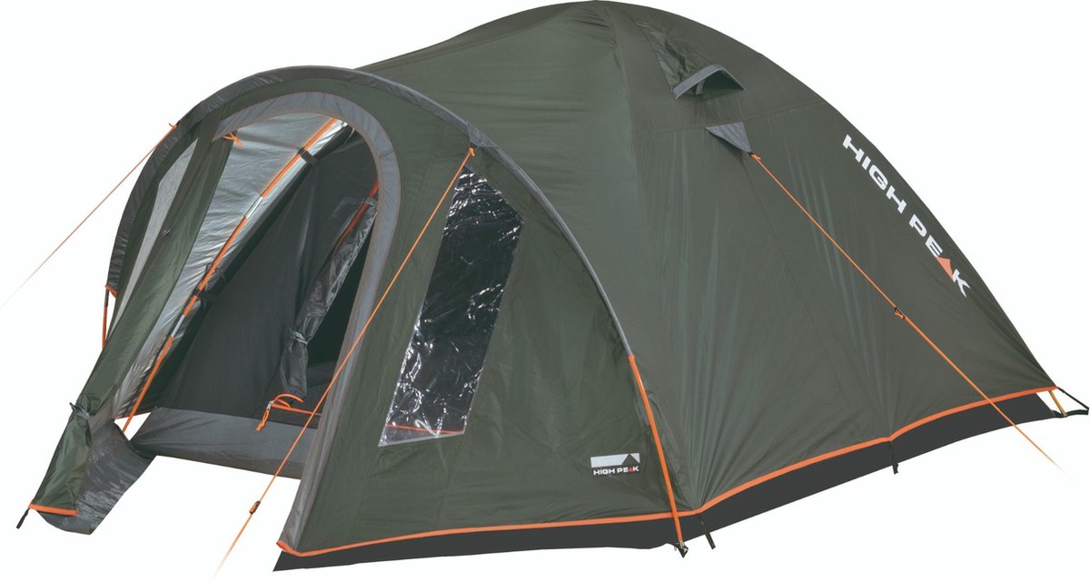 High Peak Dome Zelt Nevada 2-Personen 300 x 140 x 115 cm Grau
