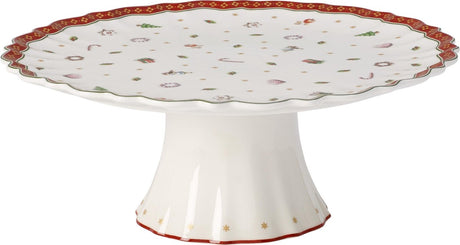 Villeroy Boch Toy's Delight Gebäcktablett auf Sockel ø 28cm - Weiß