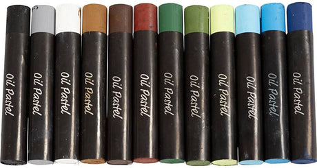 Creativ Company Ölpastelle Naturfarben 12 Stück