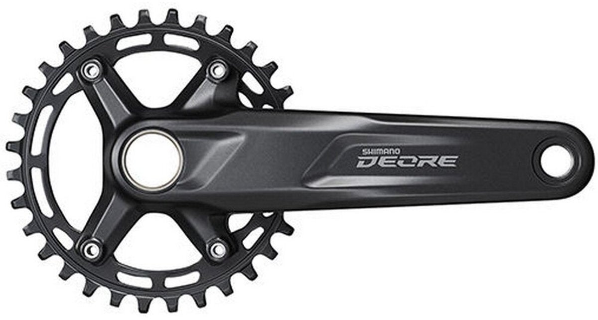 Shimano Cranket 10 11 Geschwindigkeit Deore FC-M5100-1 mit 170 mm Kurbel 30T Schwarz