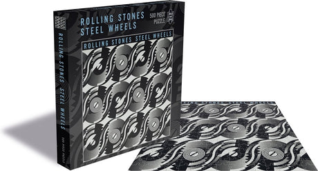 Plastic head rolling stones - steel wheels