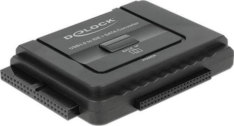 Delock Konverter USB 3.0 > SATA 6 GB S Ide 40 Pin Ide 44 Pin (Schwarz, 61486)