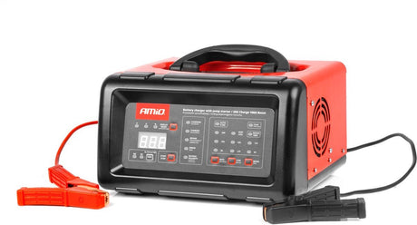 Amio-Batterieladegerät 20 A, 6 V, 12 V mit 100 A-Startfunktion – für Agm-Gel-MF- und Nassbatterien für den professionellen Einsatz