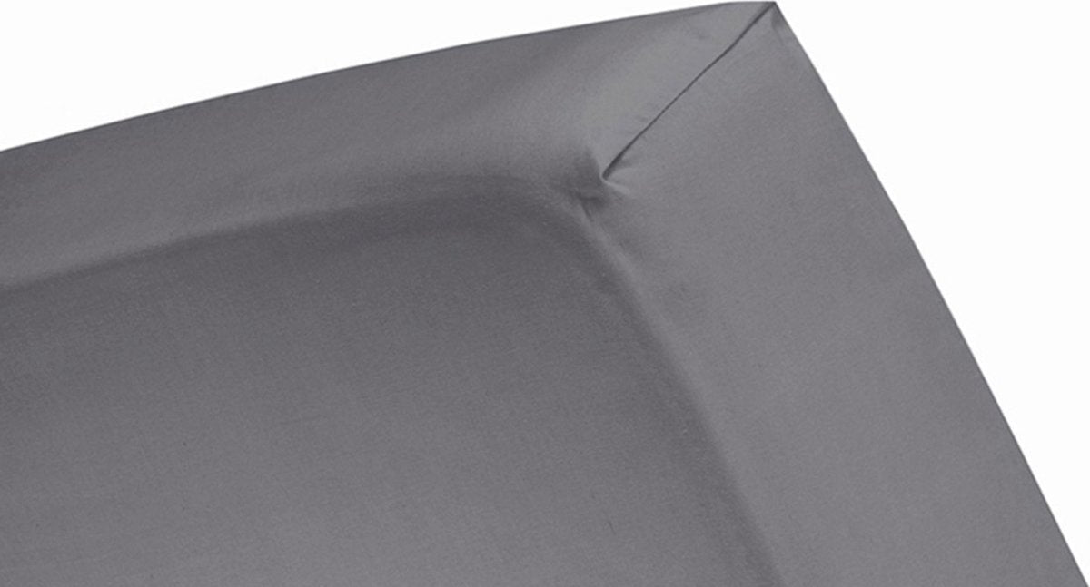 Cinderella hoeslaken - geschikt voor boxspring - jersey - 80 90x200 cm - tot 25 cm - antraciet