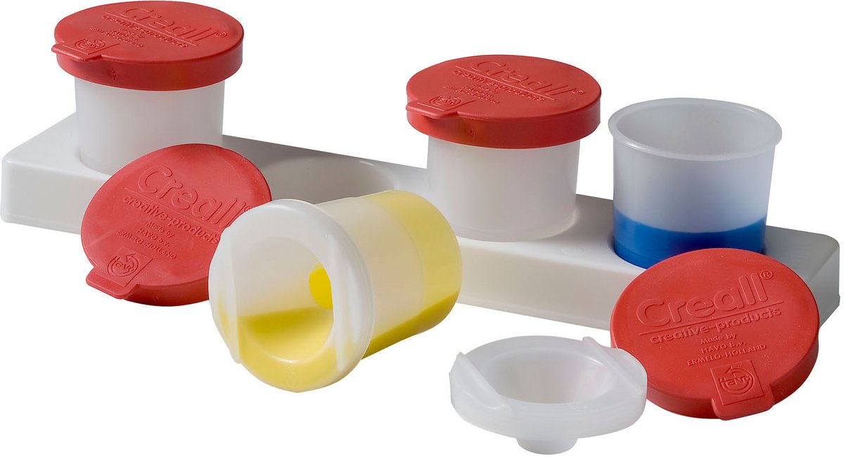 Creall-Halter mit manipulationssicheren Gläsern 320 ml, 4 Stück.