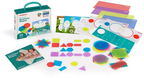 Miniland Lightpad transparentes Spielzeug – Geometrieformen