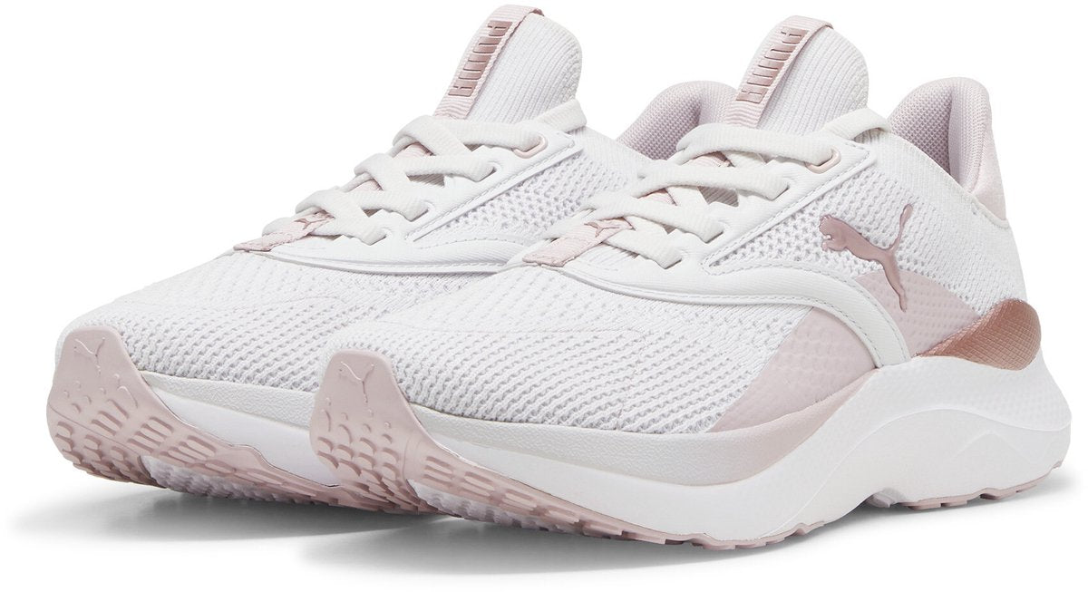 Puma Softride Mayve Wn's Damen-Sportschuhe – Federgrau-Mauve-Nebel-Roségold