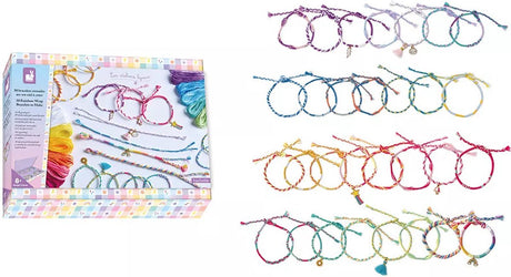 Janod – les ateliers bijoux – Herstellung von 30 Regenbogen-Wickelarmbändern