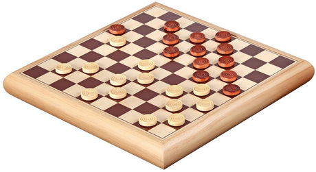 Philos Schachspiel-Set aus Holz – König 65 mm – Boxgröße 32 x 32 x 4 cm