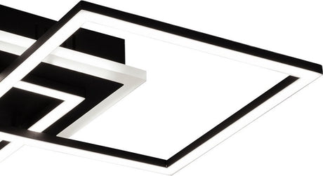 Rl Live Your Light Reality Venida Deckenleuchte – Schwarz – inkl. 1x25 W LED 3000 lm 3000 K – IP20