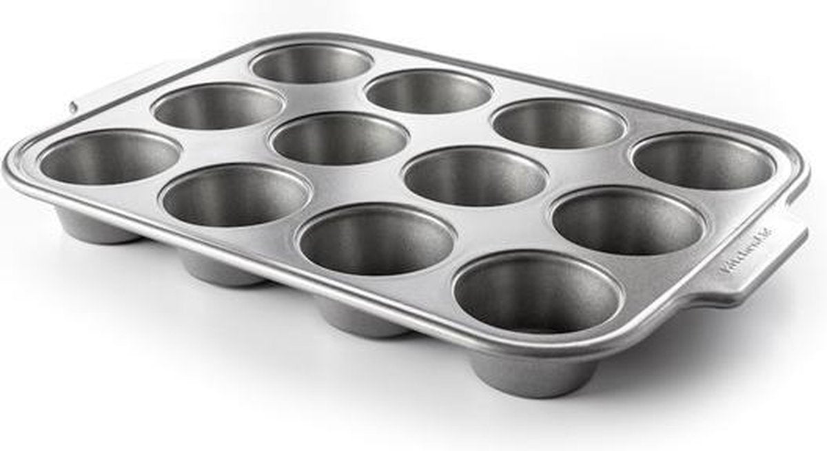 Kitchenaid Muffinform mit aluminisiertem Griff, 12 Stück