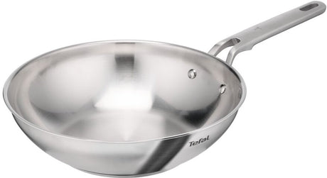 Tefal Extreme unbeschichtet – Wokpfanne – 28 cm – ohne Beschichtung – PFAS-frei – Induktion