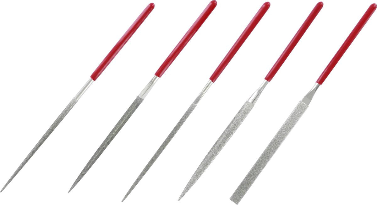 Vallejo Diamant-Nadelfeilen – Diamantfeilen – 5 Stück – Werkzeuge – T03002