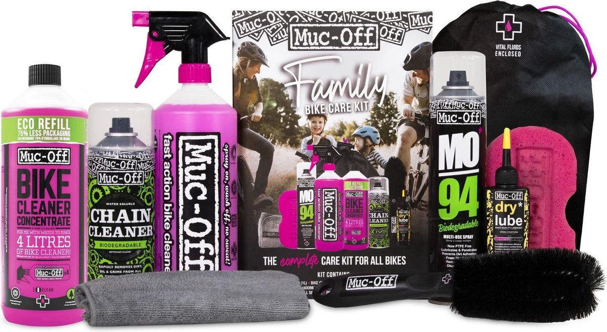 Muc-off muc off family cleaning bike care kit