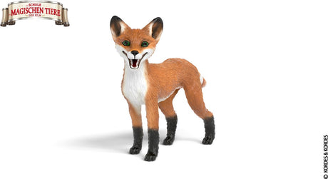 Schleich Spielfigur Fuchs Rabbat magisches Tierspielzeug.