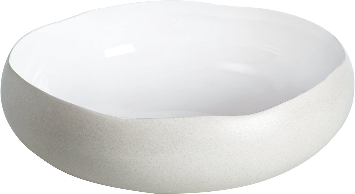 Medard de noblat - oslo white - schaal 27 x 27 x 9 cm - stoneware