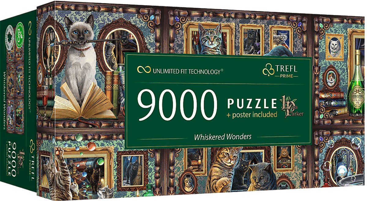 Trefl Puzzle 9000 Teile Zauberwelt Lisa Parker – Tierfantasie.