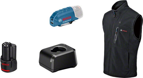 Bosch blau ghv 12 + 18v xa | beheizter Körperwärmer 2xl | inkl. Batterieladegerät - 06188000g8