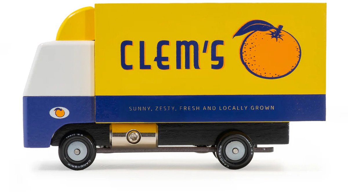 Candylab Spielzeugauto Clem's Truck – farbenfroher Candycar World Truck.