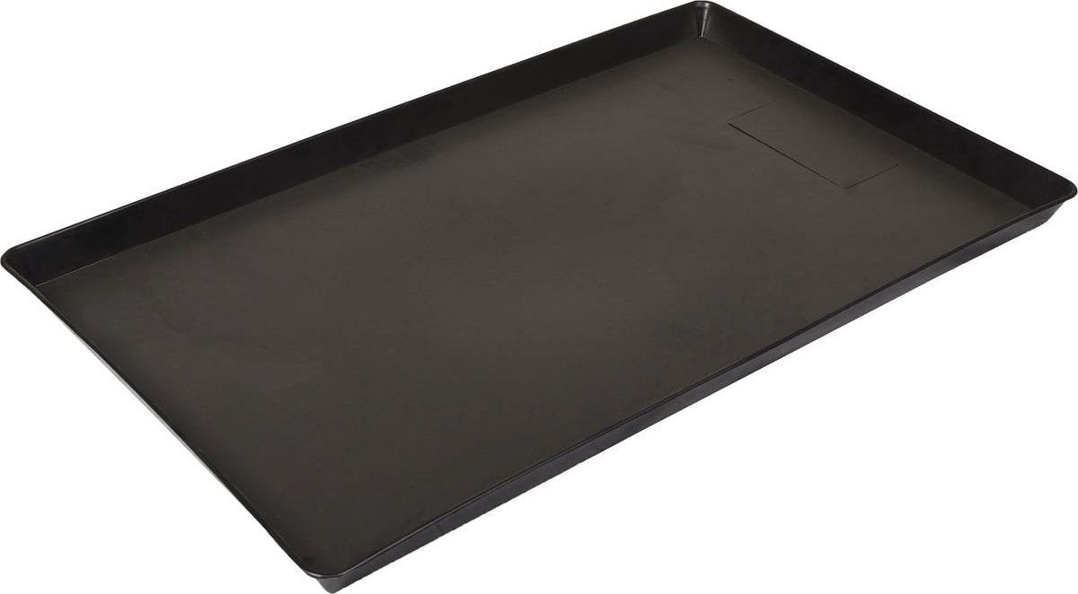 Flamingo Ersatzschublade für Hundebox – Schublade Ebo, Keo, Mezo, Nyo – L 56,5 x 89,5 x 2,5 cm – Kunststoffbox-Schublade schwarz