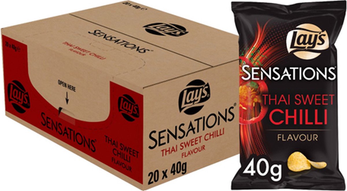 Lay's sensations thai sweet chili - chips - 20 x 40 gram