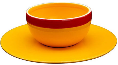 Einteilige Unisex-Tabletts mit Strohhut – Rot-Orange – Standard