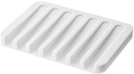 Yamazaki Flow Seifenschale Silikon – weiß