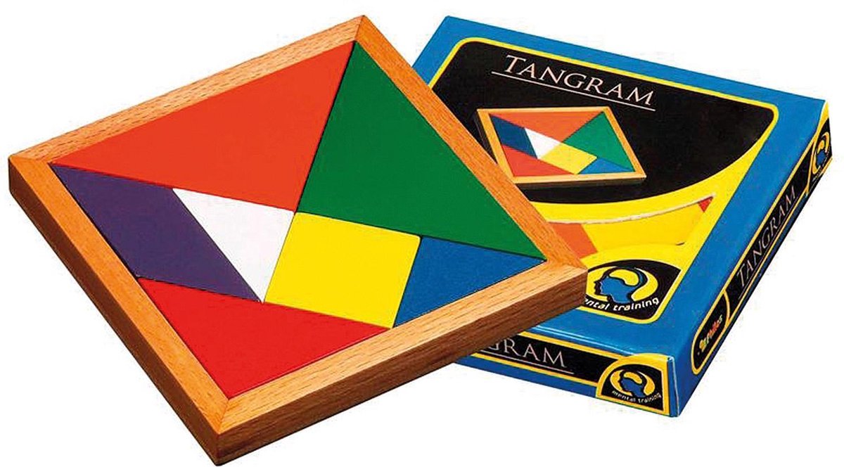 Philos Puzzlespiel Tangram 4 - 7 Teile