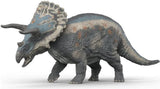 Schleich Dinosaurierspielzeug Triceratops mit beweglichem Kopf.