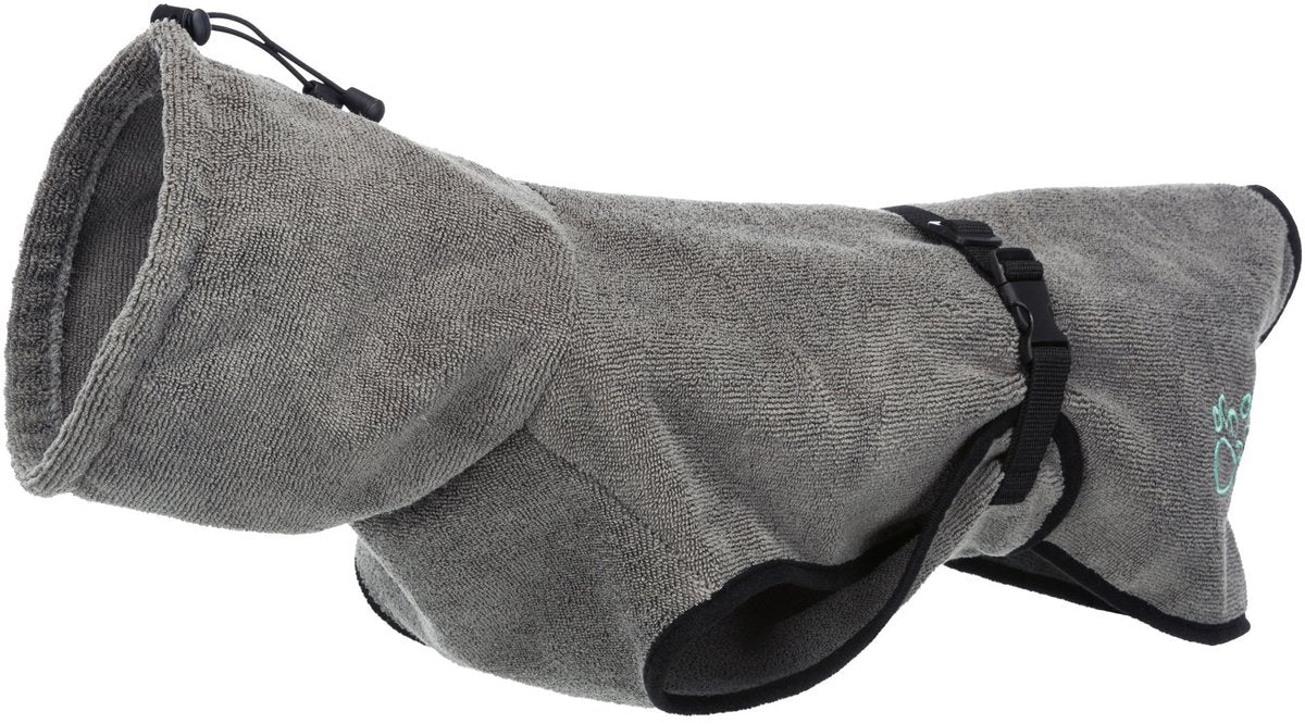 Trixie Bademantel Hundefrottee grau