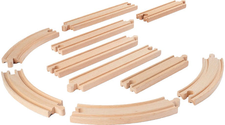 Eichhorn Bahngleise Gleise Spielset, 10-teilig.