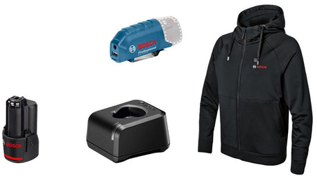 Bosch ghh 12+18v xa l kit beheizter Kapuzenpullover im Karton – 06188000gd