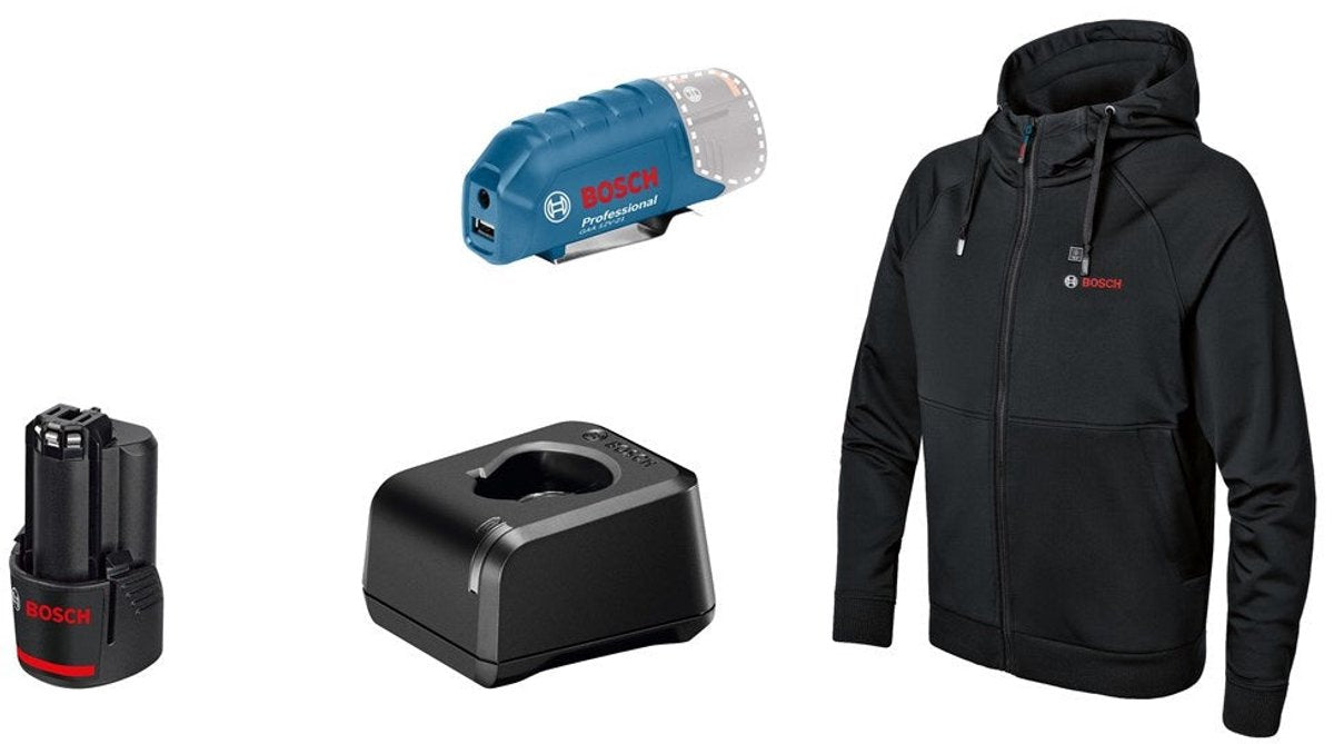 Bosch ghh 12+18v xa l kit beheizter Kapuzenpullover im Karton – 06188000gd